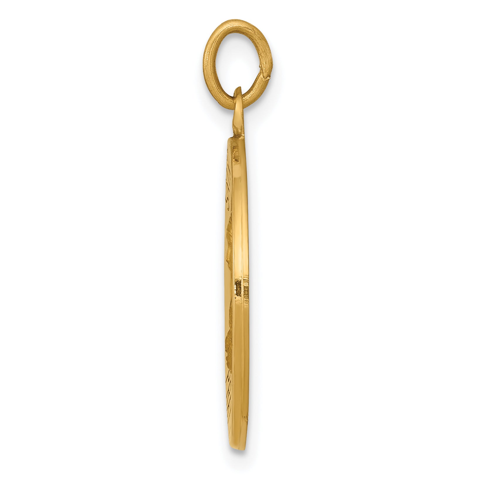 14k Saint Theresa Medal Charm