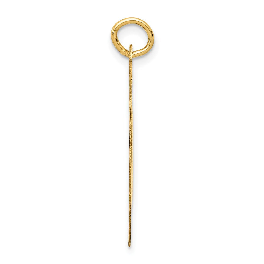 14k Wedding Bells Engraveable Disc Charm