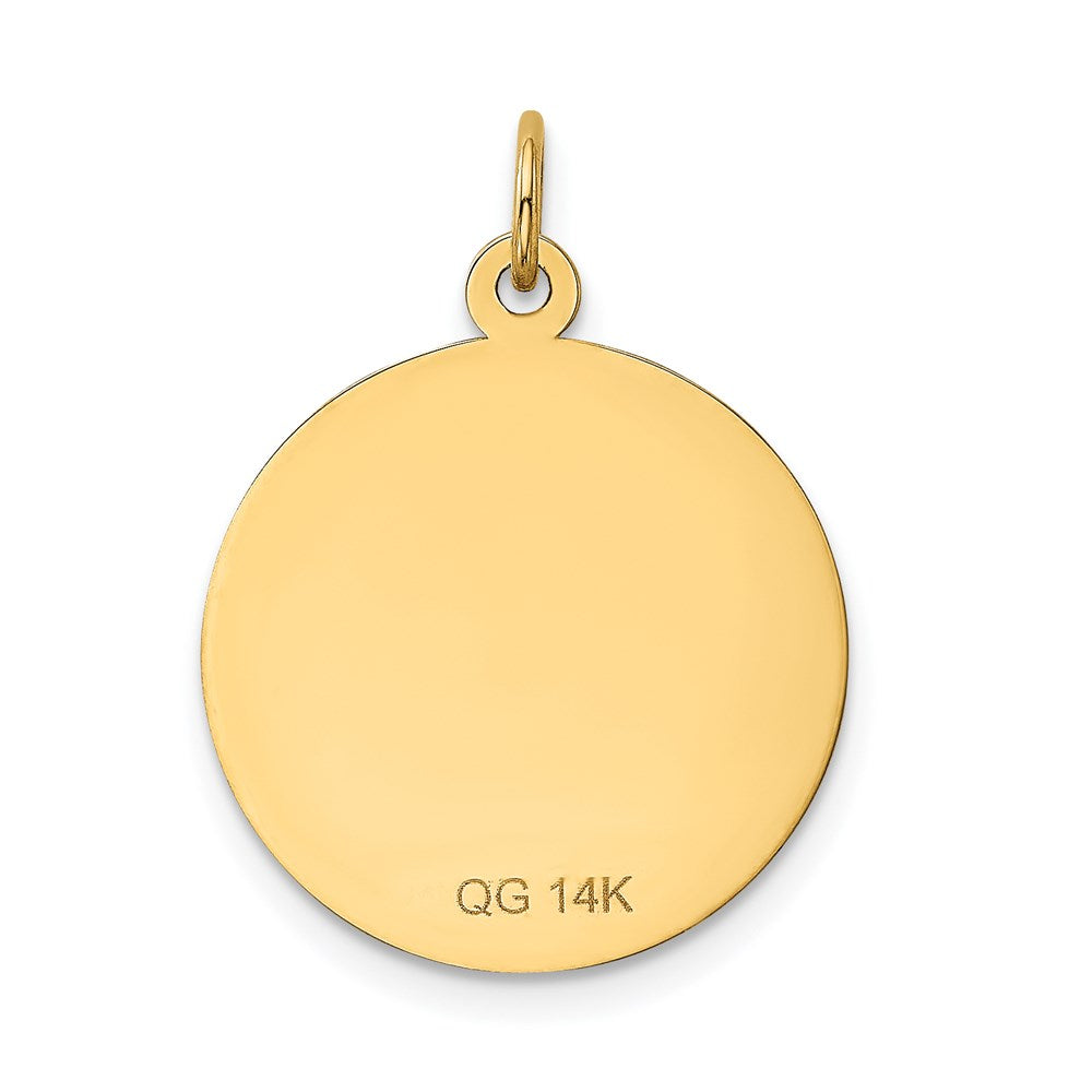14K A DATE TO REMEMBER Disc Charm