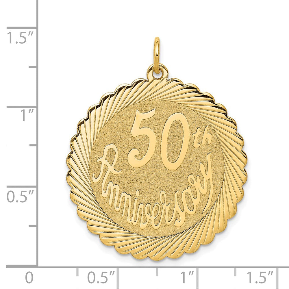 14K 50th ANNIVERSARY Charm