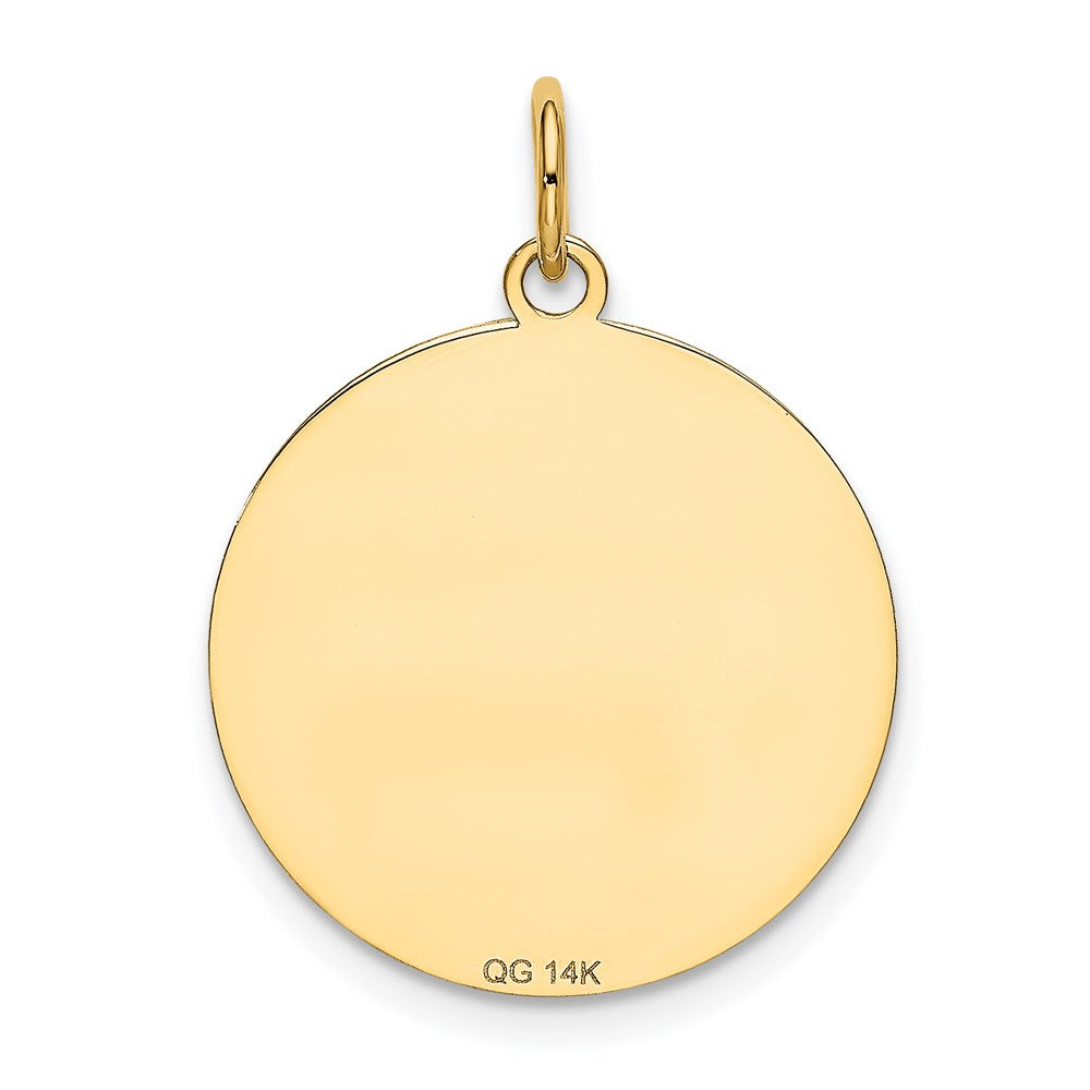 14k Labrador Retriever Disc Charm