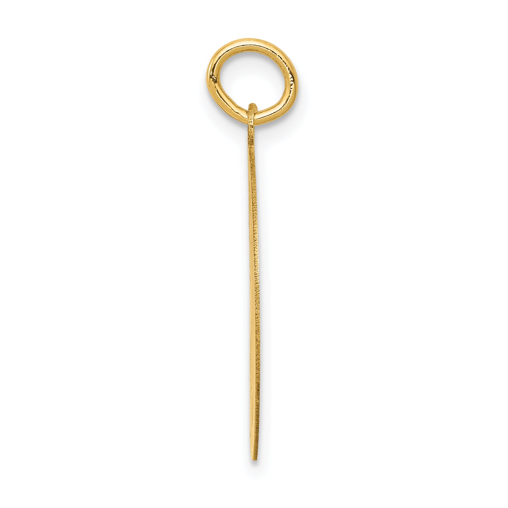 14k Siberian Husky Disc Charm