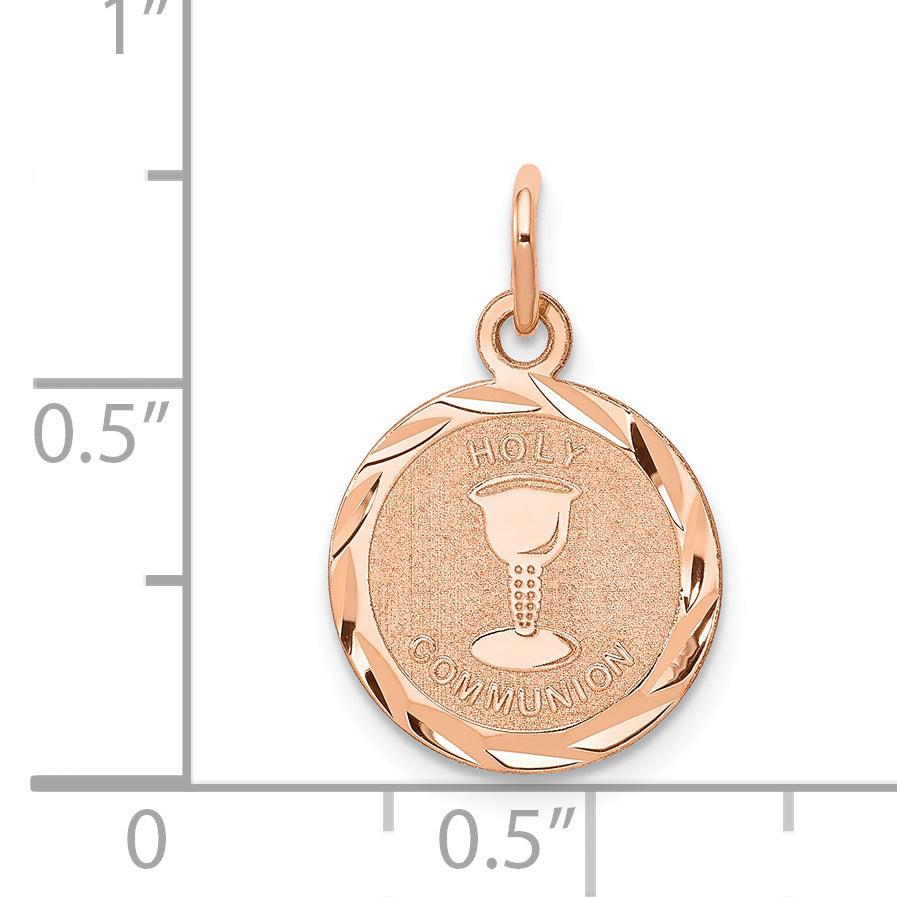 14k Rose-Gold Holy Communion Charm