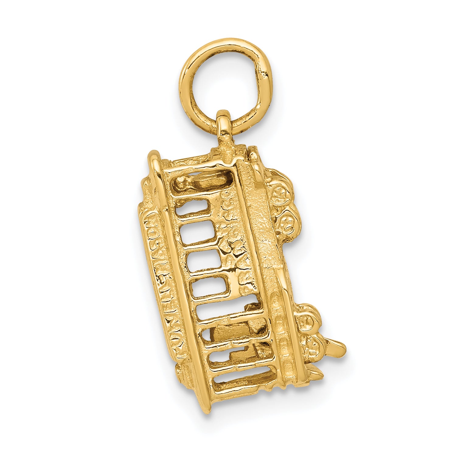 14k Trolley Charm