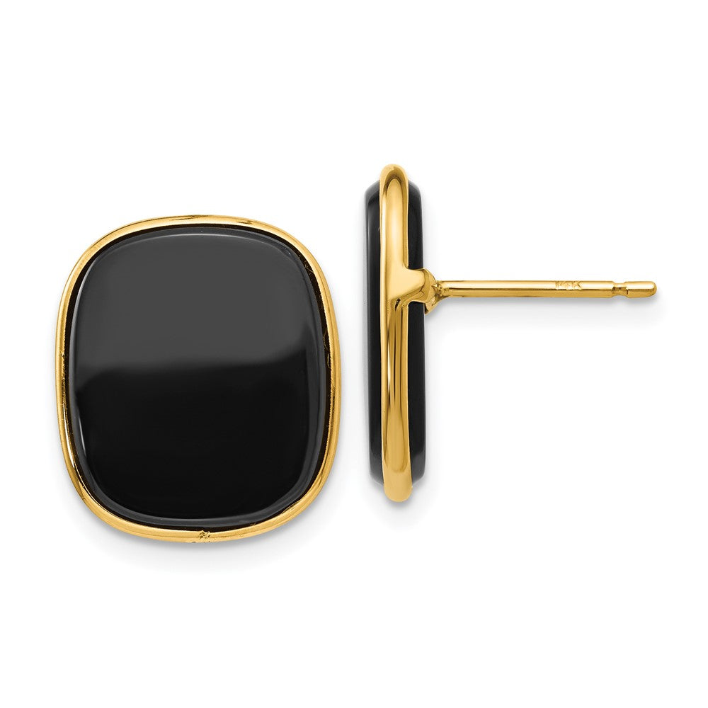 14k Black Onyx Earrings