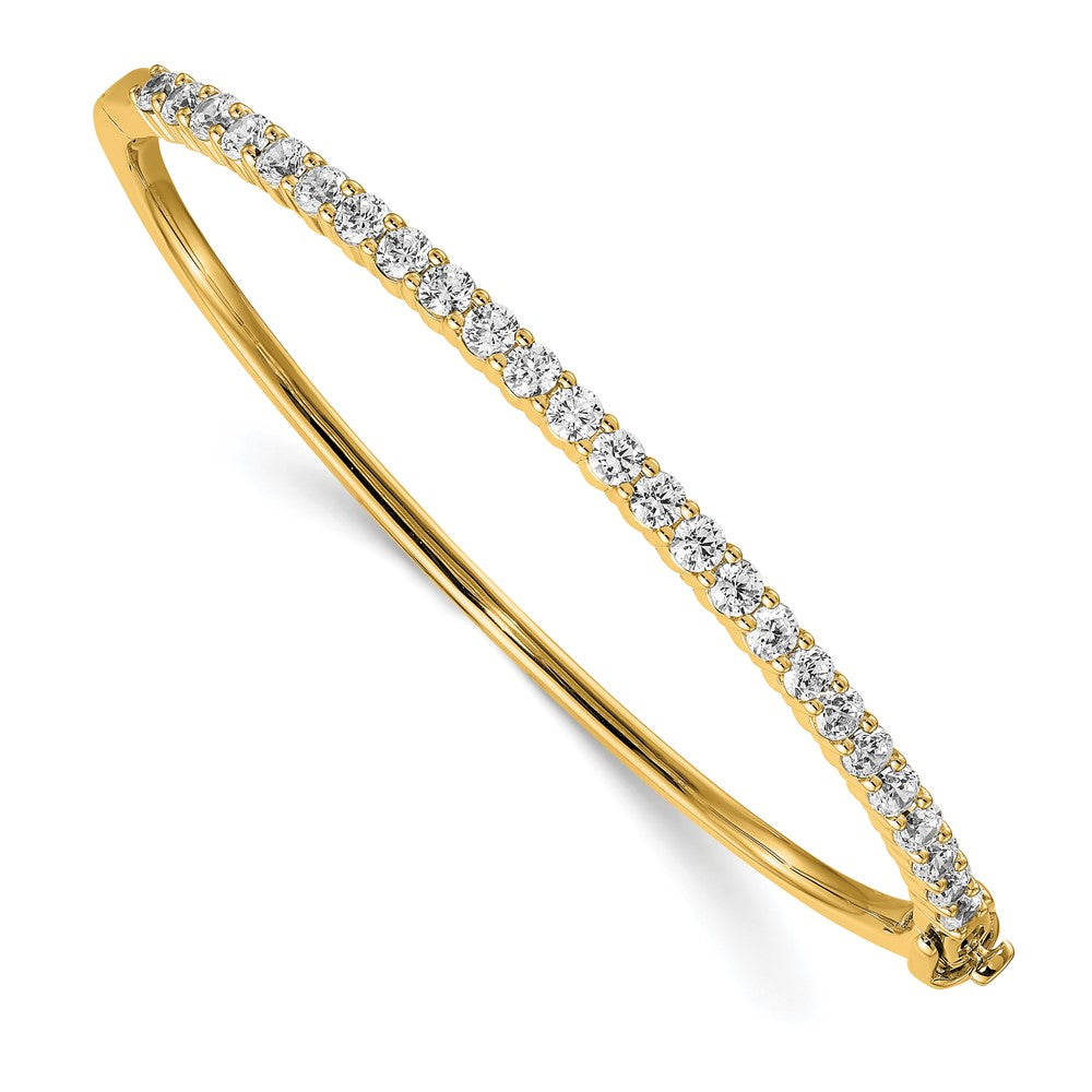 14K Lab Grown Diamond Vs/Si Fgh Bangle Bracelet