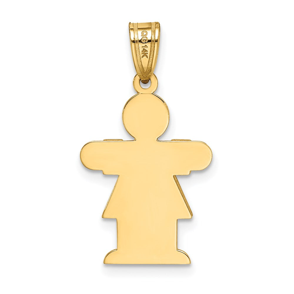 14k Girl Charm