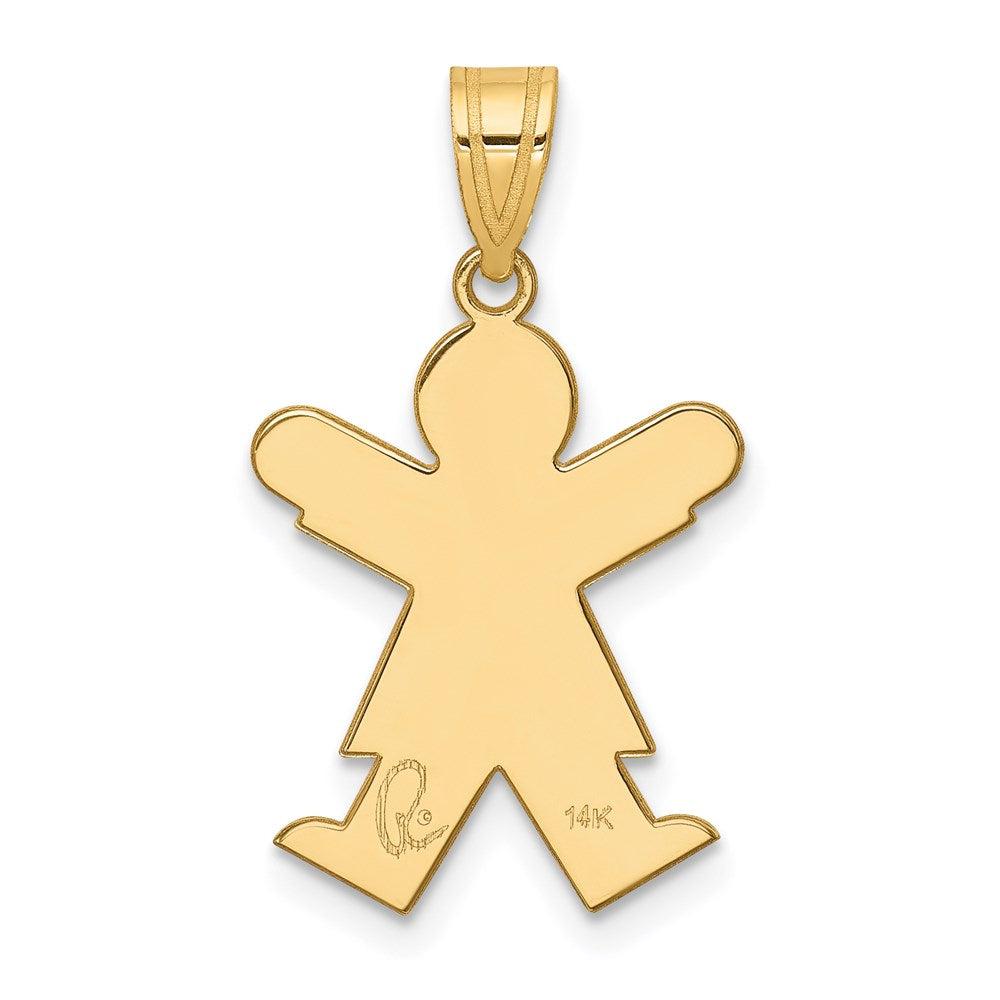 14k Girl Charm
