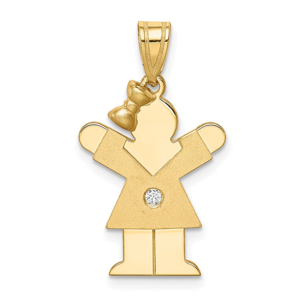 14k AA Diamond Pendant
