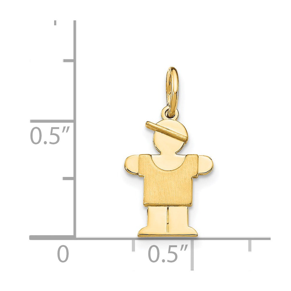 14k Mini Boy Lugs Charm
