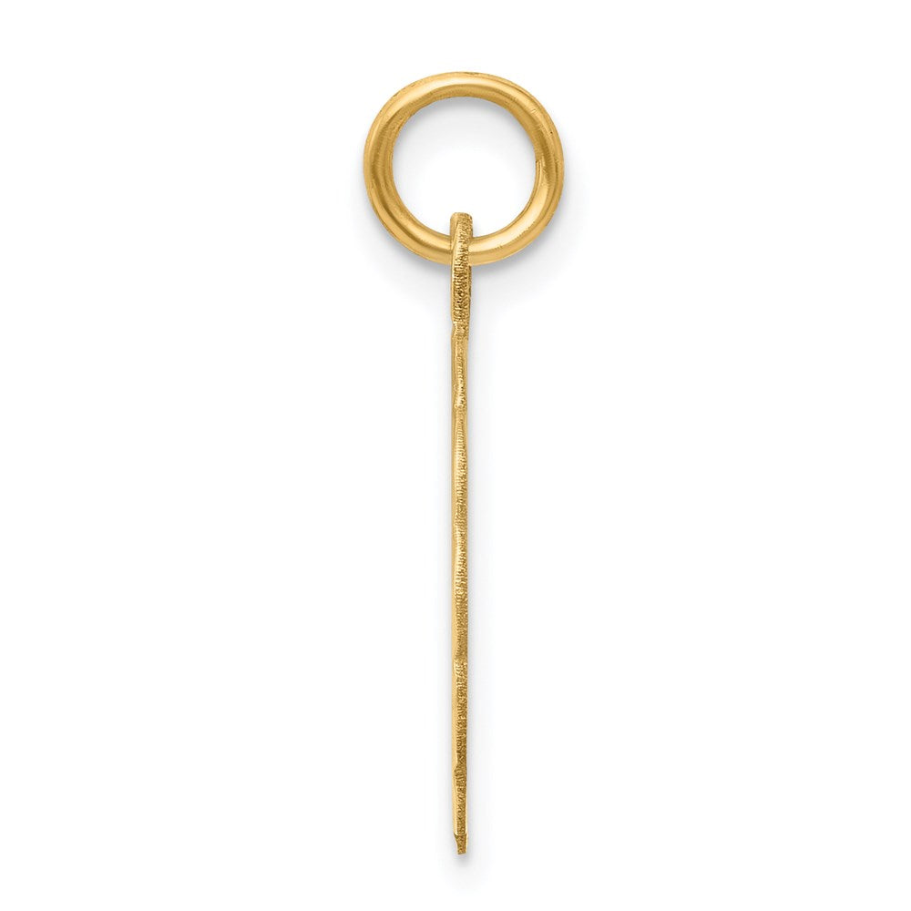 14k .018 Gauge Engravable Scalloped Disc Charm