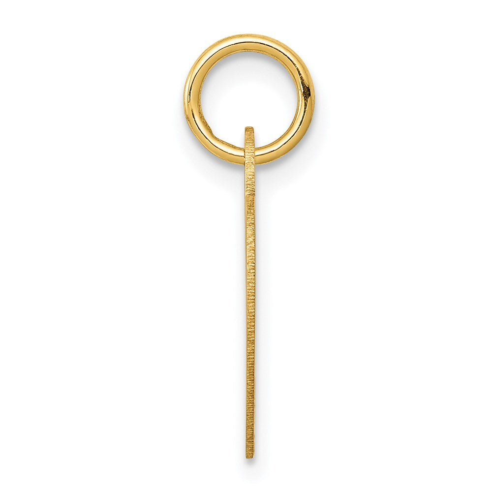 14k Small Engravable Heart Charm