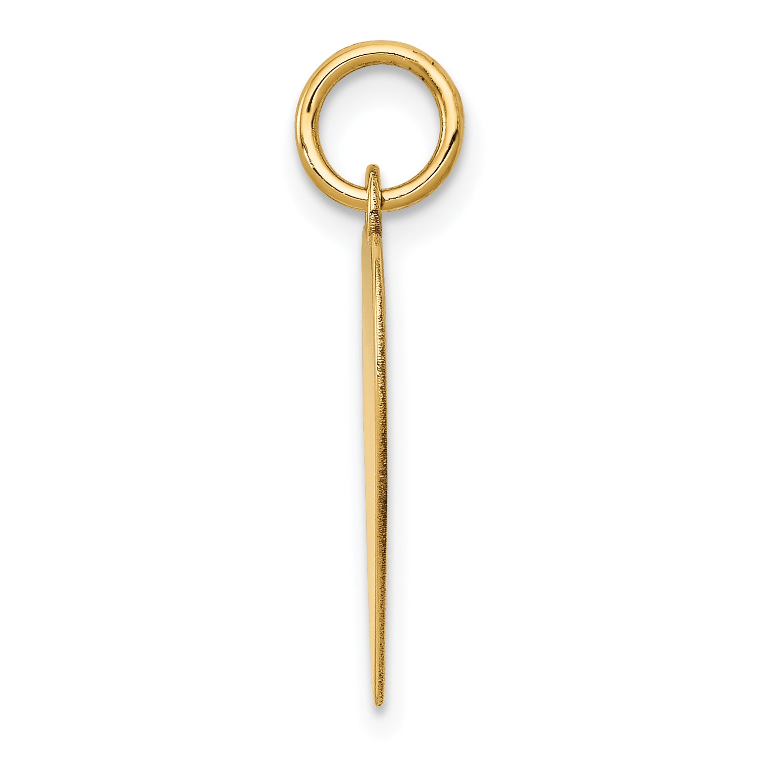 14k Plain .013 Gauge Heart Engravable Disc Charm