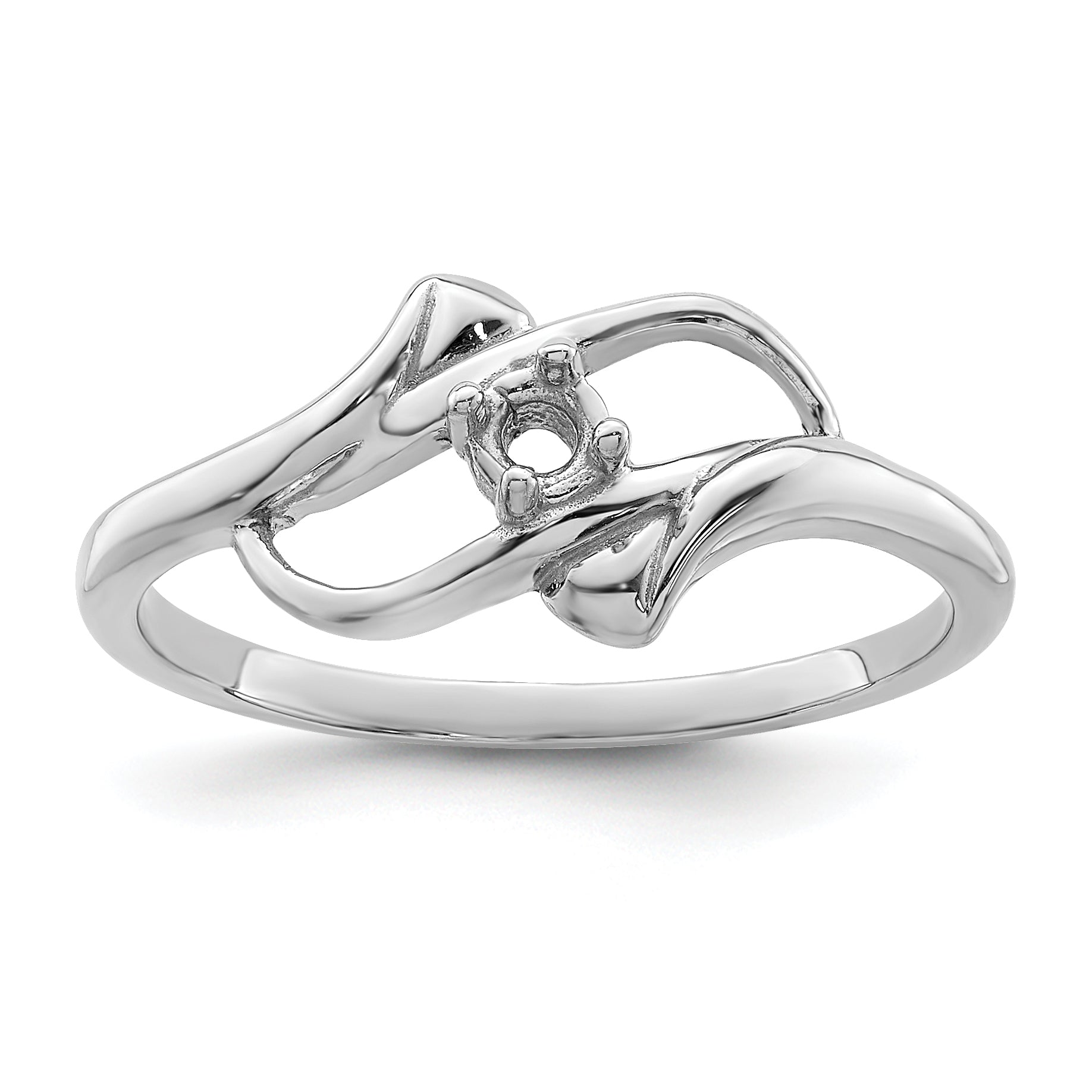 Sterling Silver Rhodium-plated Family Jewelry Ring