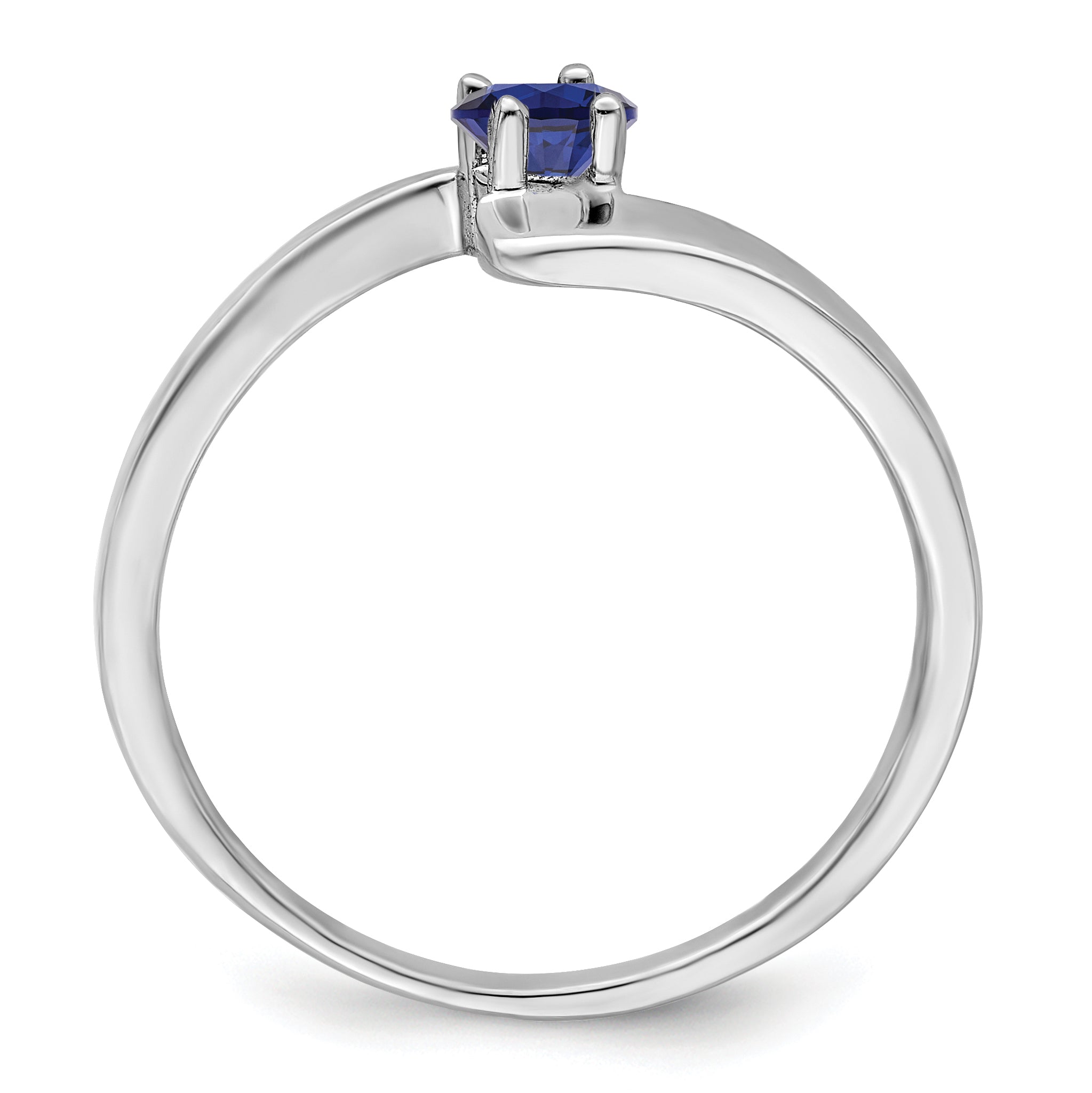 Sterling Silver Rhodium-plated Family Jewelry Ring