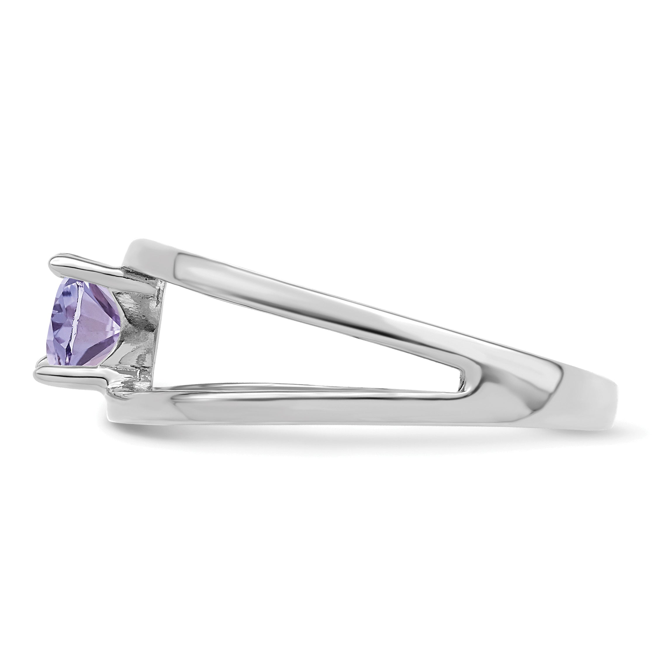 Sterling Silver Rhodium-plated Family Jewelry Ring