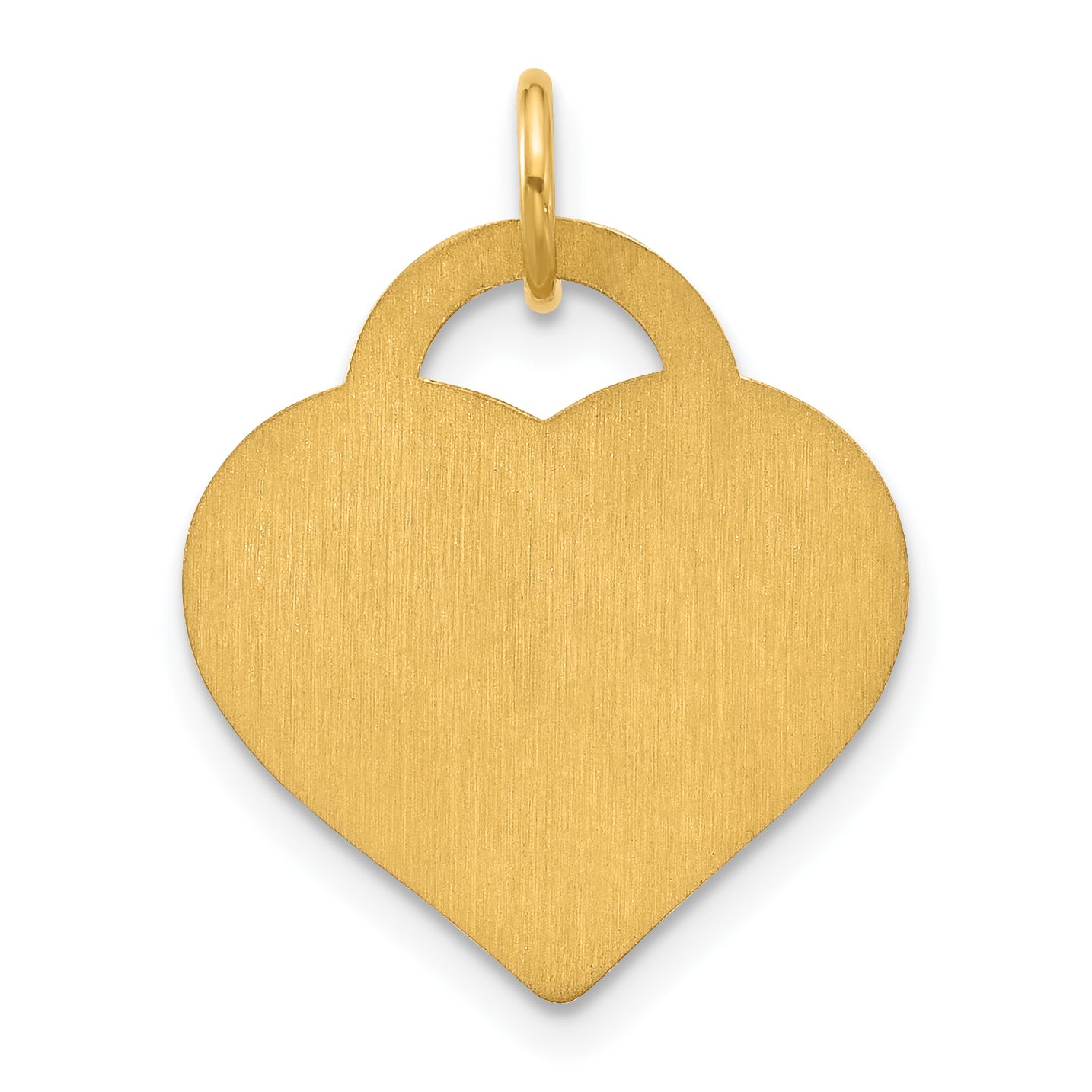 Sterling Silver/Gold-plated Monogram Heart Charm