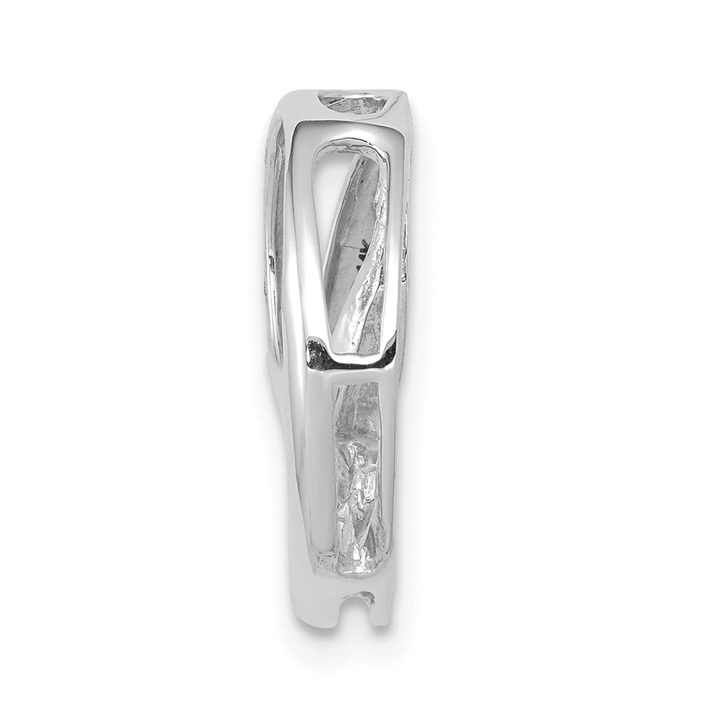 14K White Gold Lab Grown Diamond Vs/Si Fgh Pendant