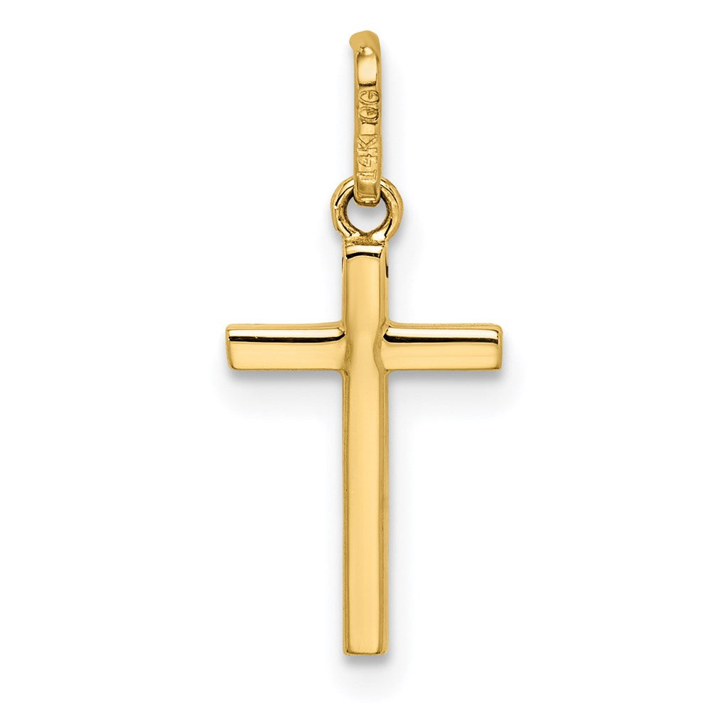 14k Polished Cross Pendant
