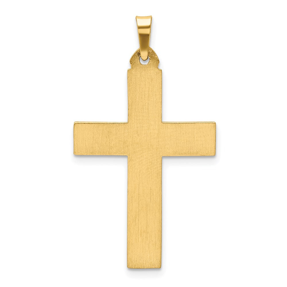 14k Polished Latin Cross Pendant