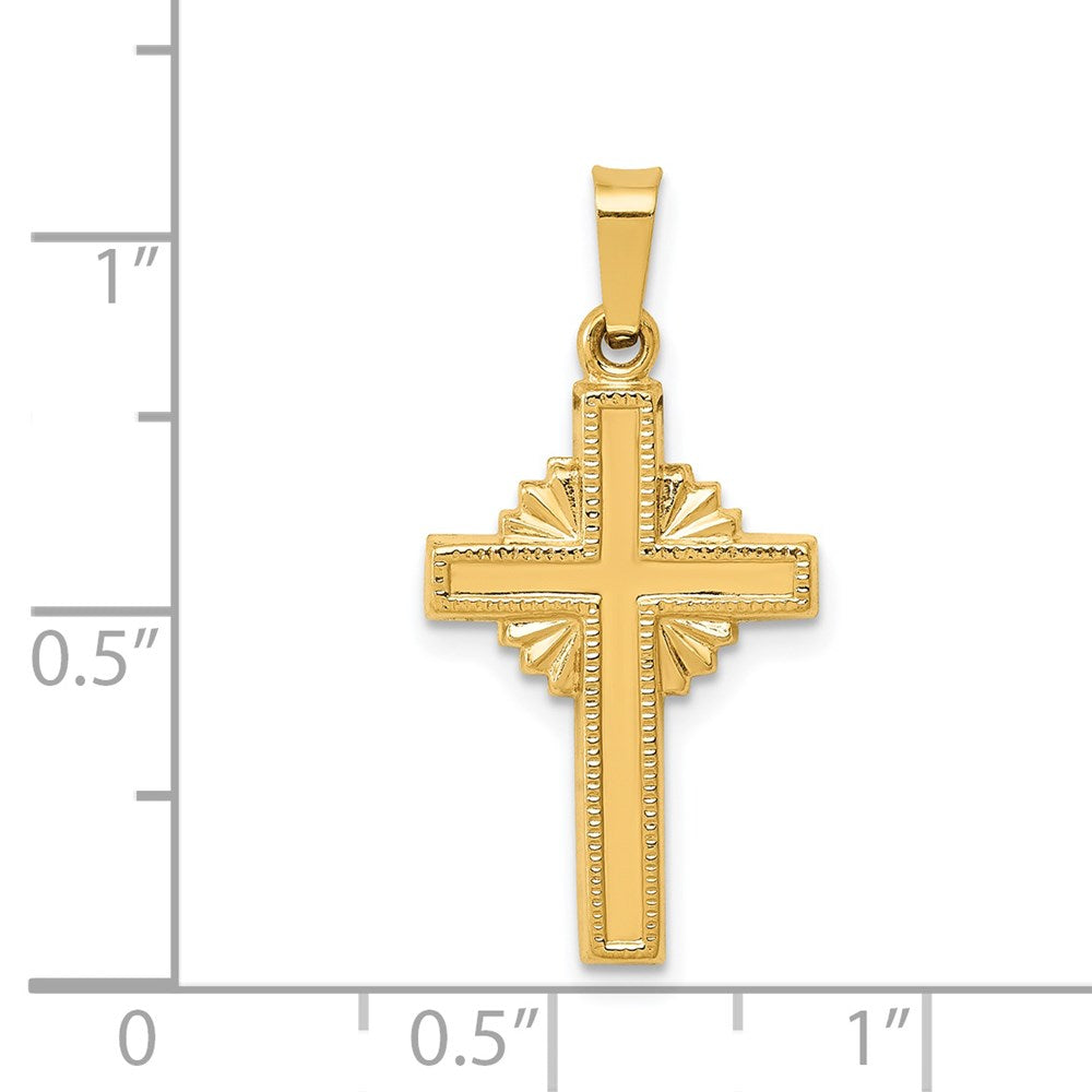 14k Polished Celtic Cross Pendant
