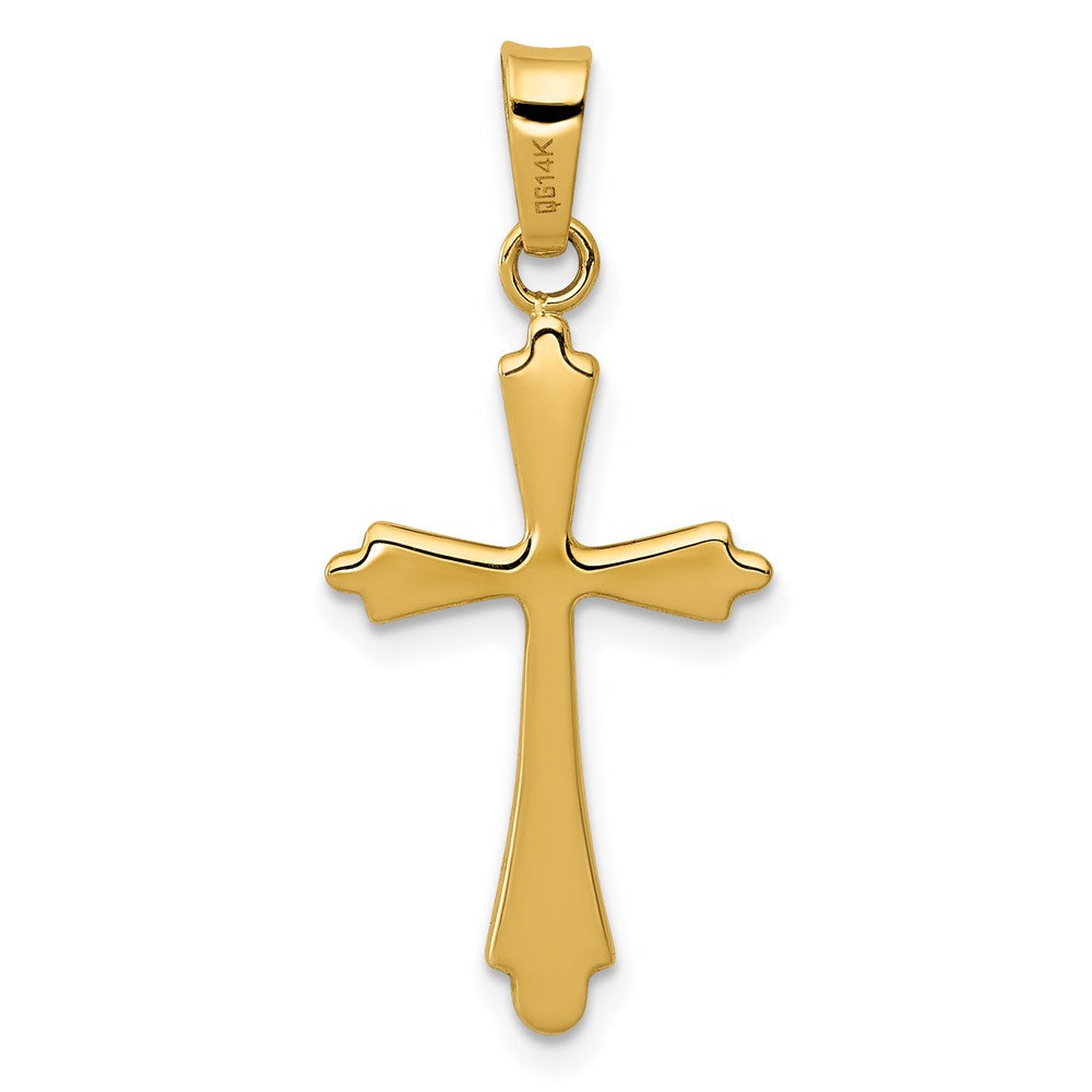 14k Polished Cross Pendant