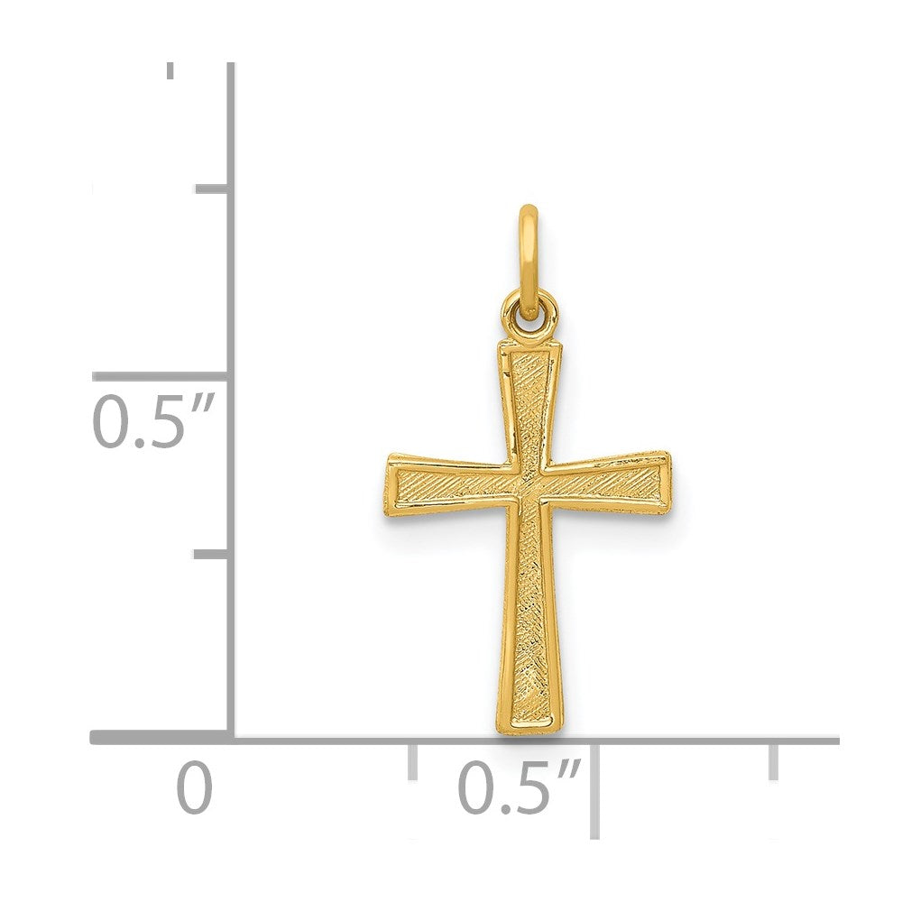 14k Cross Charm