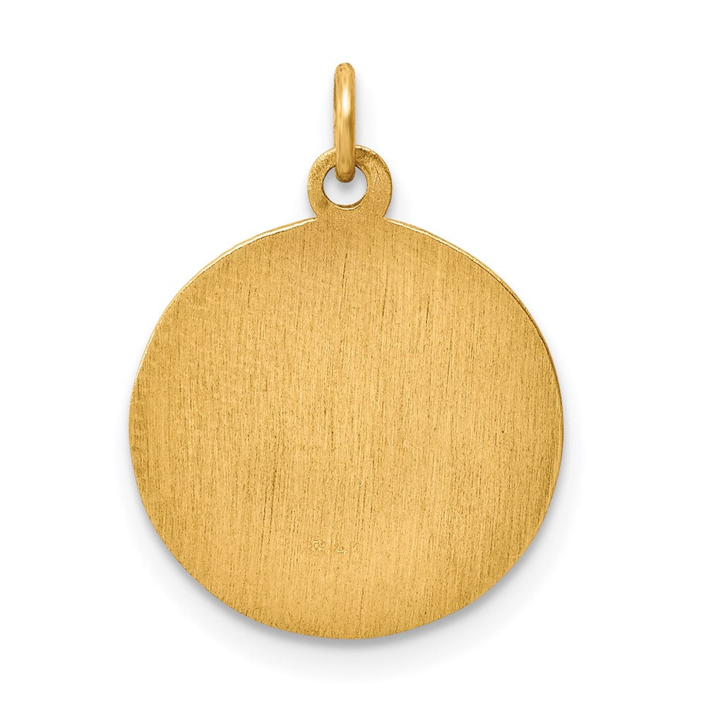 14k Infant of Prague Medal Charm