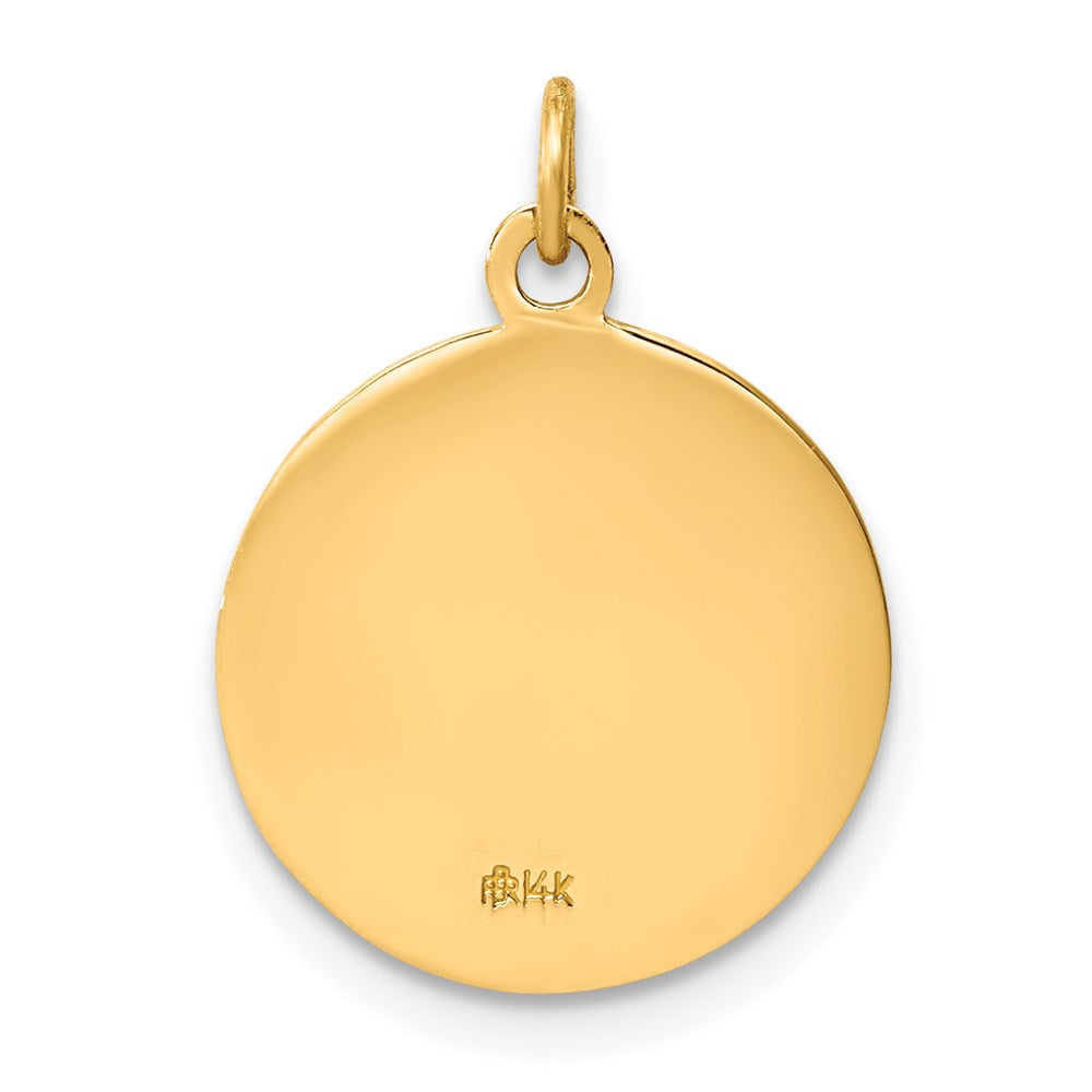 14k Saint Francis of Assisi Medal Charm
