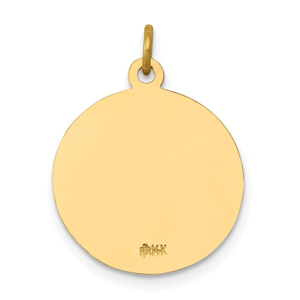 14k Saint John Medal Charm