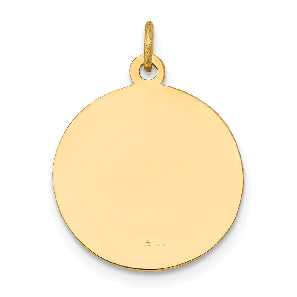 14k Saint John Baptist Medal Charm