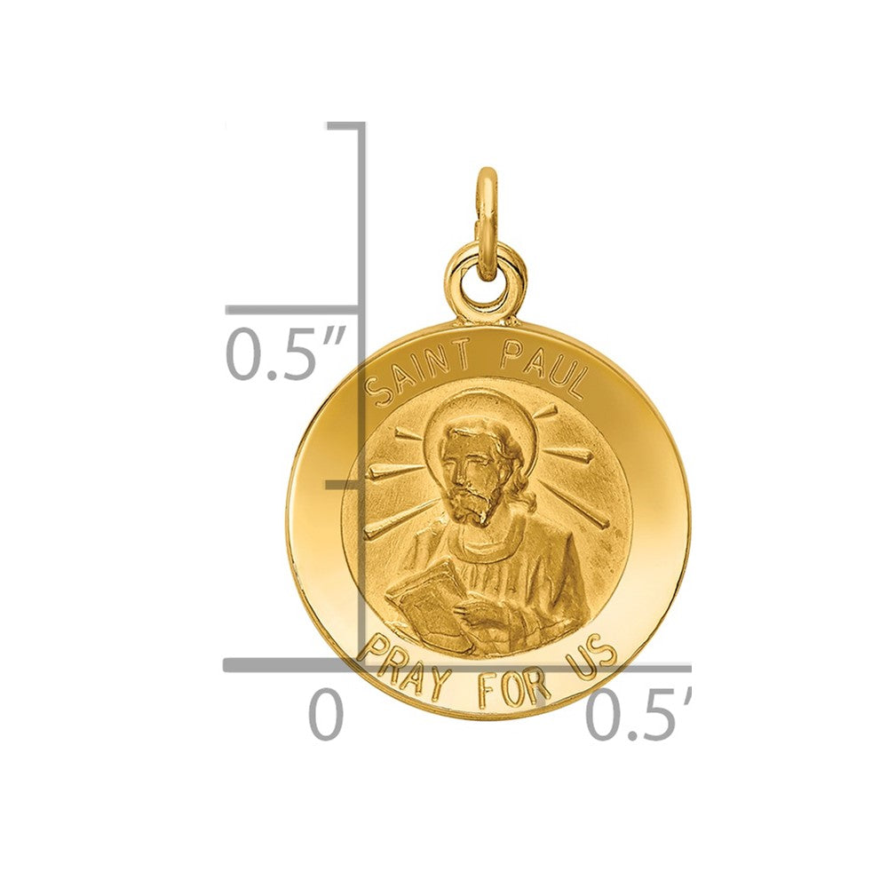 14k Saint Paul Medal Charm