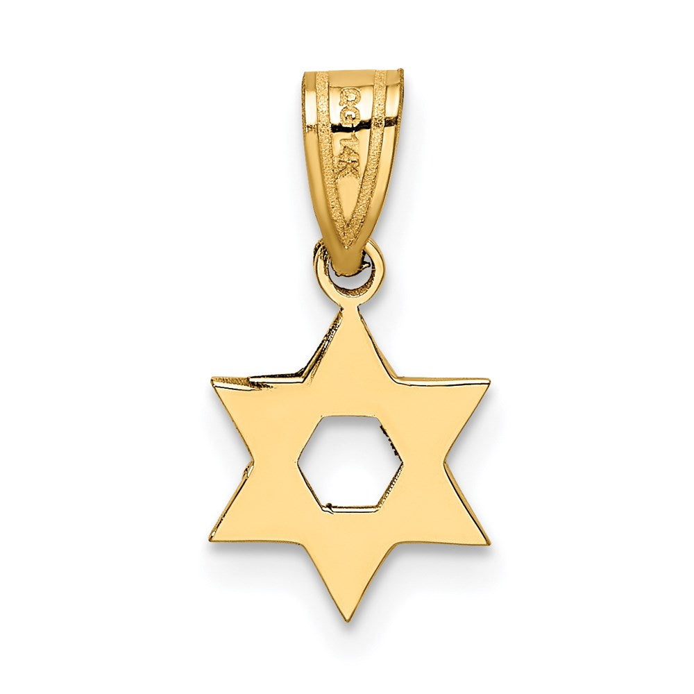 14k Star of David Pendant