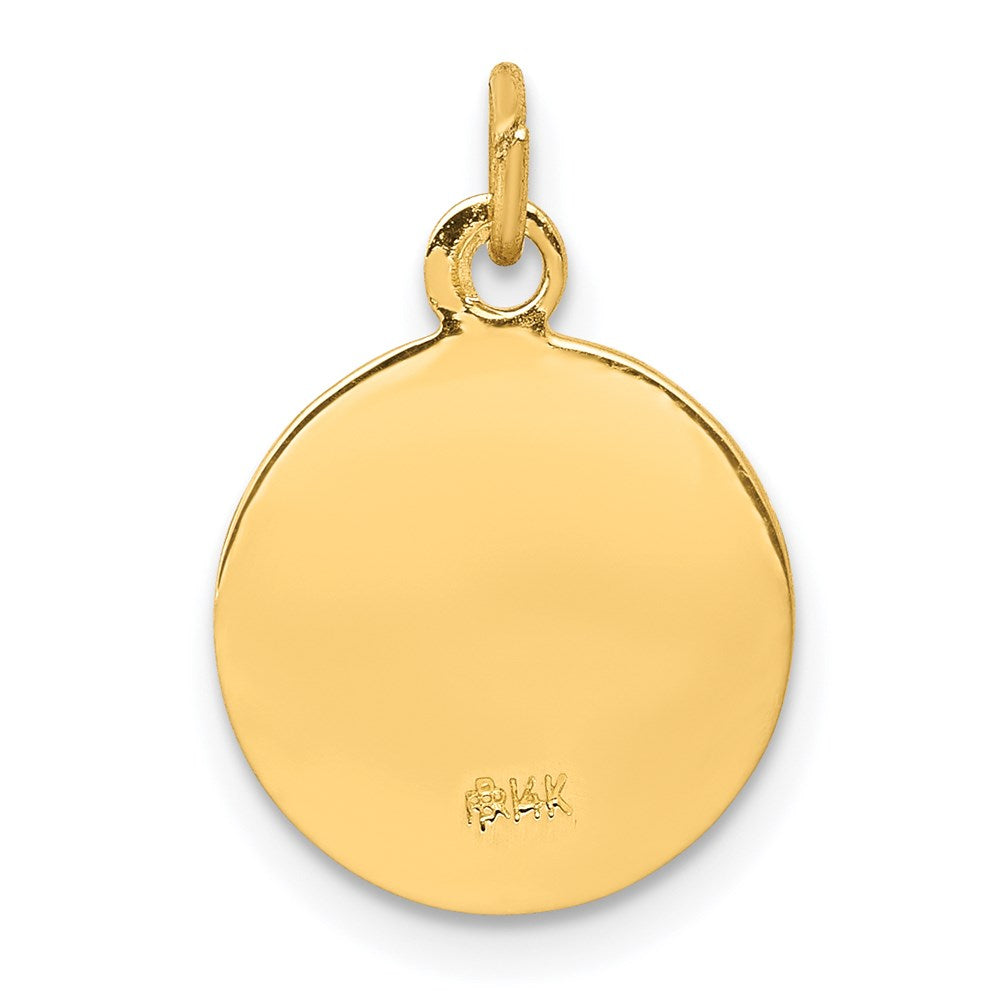 14k Saint Martha Medal Pendant