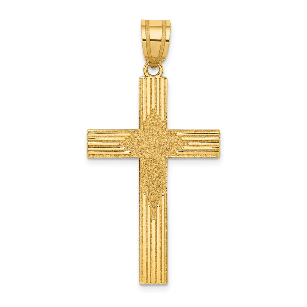 14K Laser Designed Cross