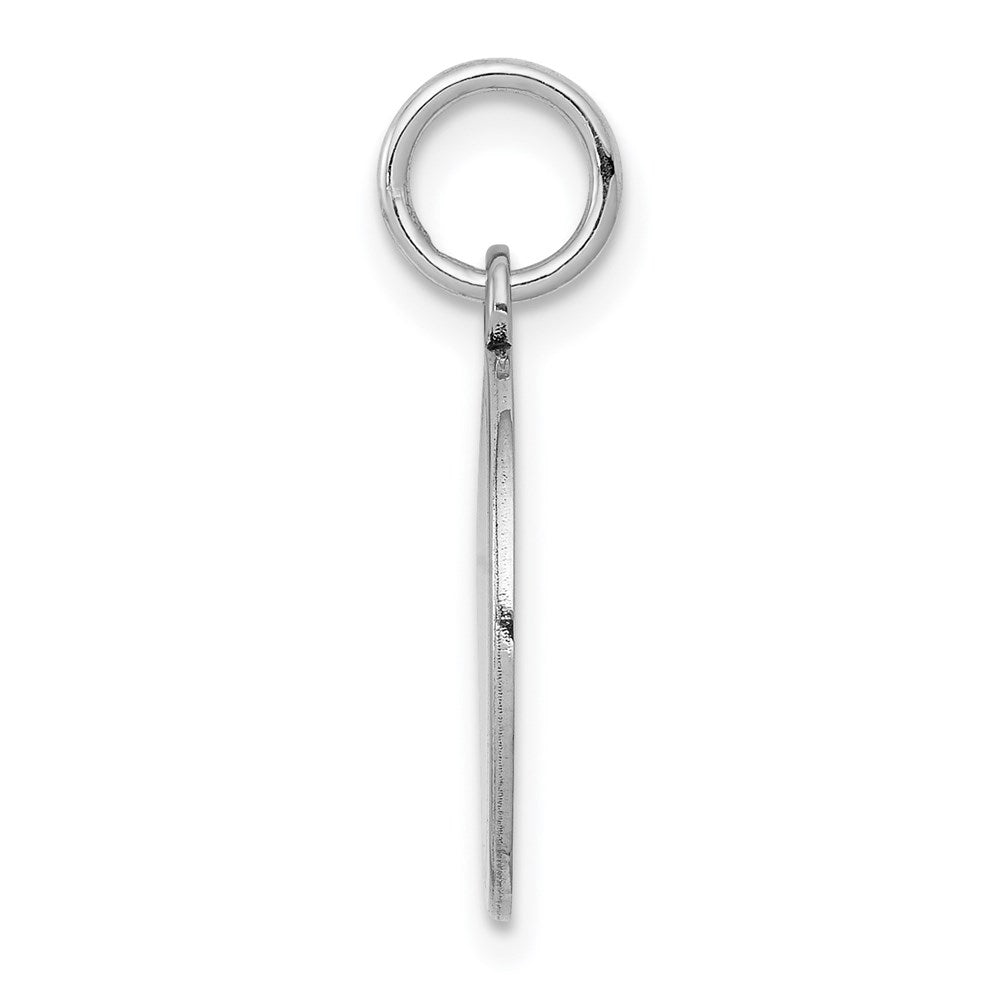 14k White Gold w/Enamel .027 Gauge Circular Engravable Disc