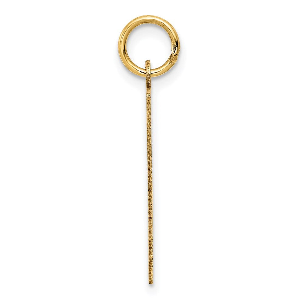 14k Sunday the First Day Calendar Pendant