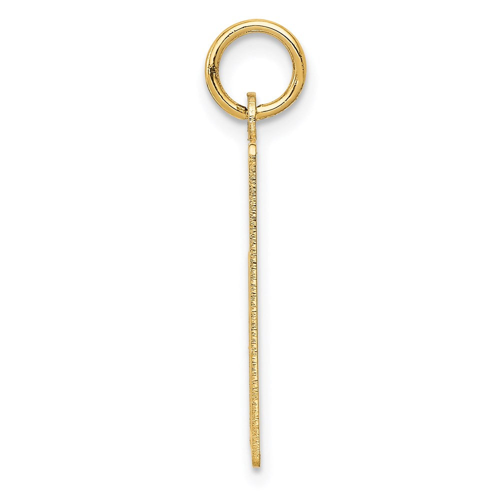 14k Wednesday the First Day Calendar Pendant