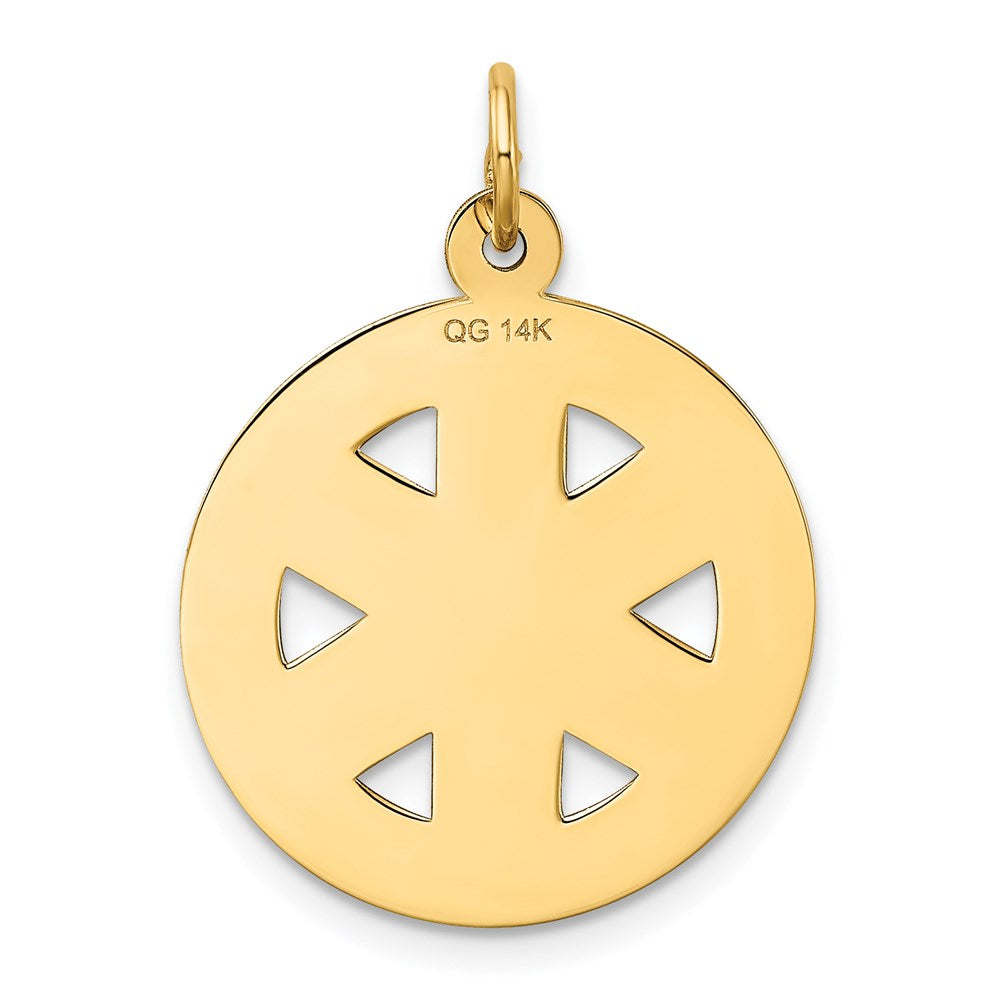 14k Medium PARAMEDIC Medical Pendant