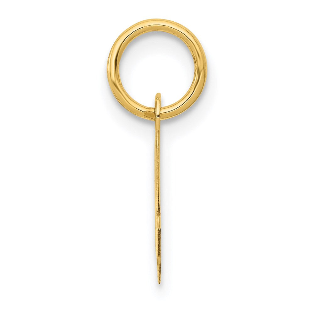 14k Small Script Letter A Initial Charm