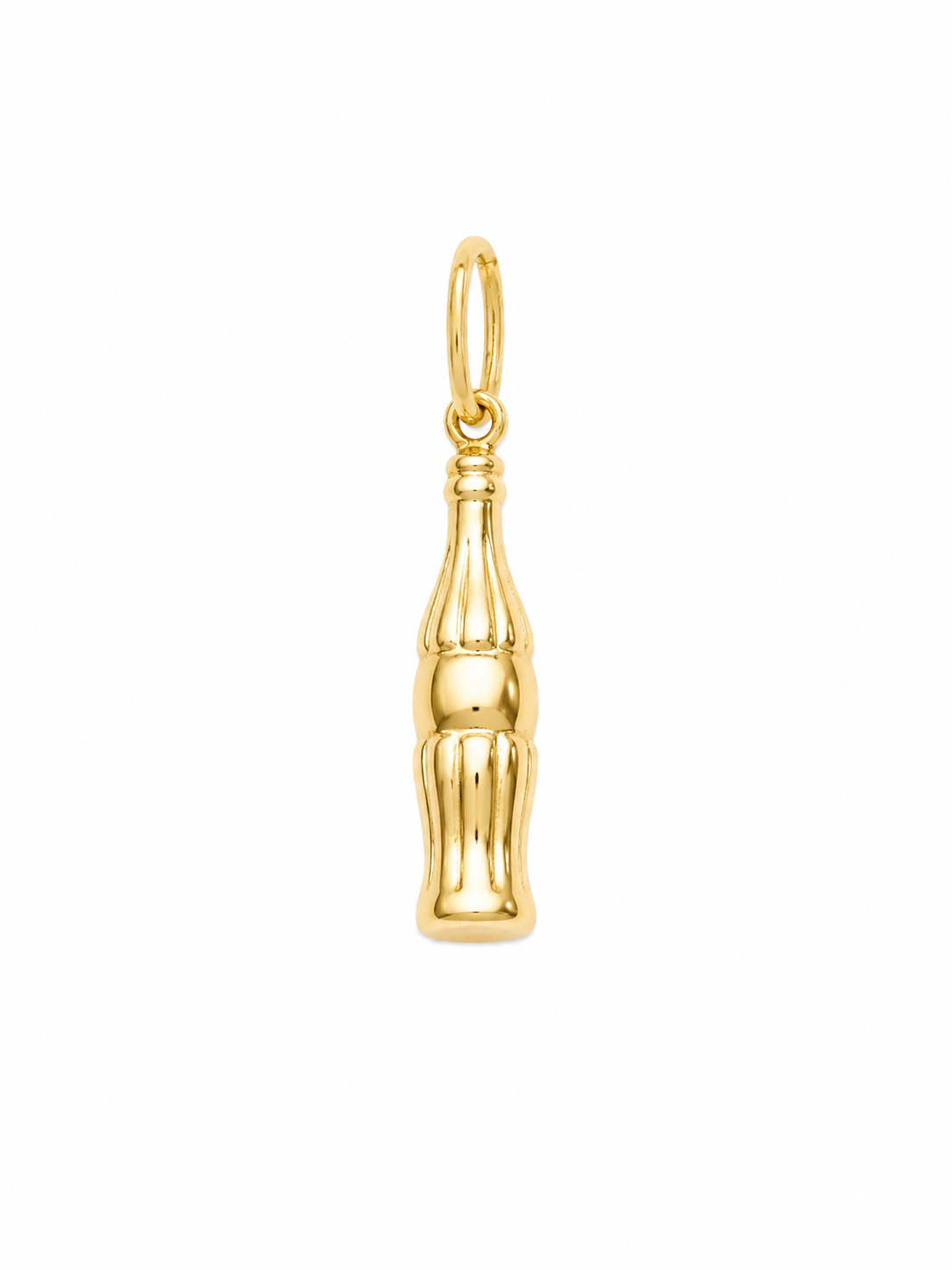 18KT Bottle Yellow Gold Pendant [A0B7]