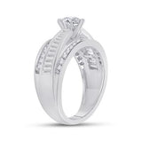 14kt White Gold Womens Marquise Diamond Solitaire Bridal Wedding Engagement Ring 1.00 Cttw 52379