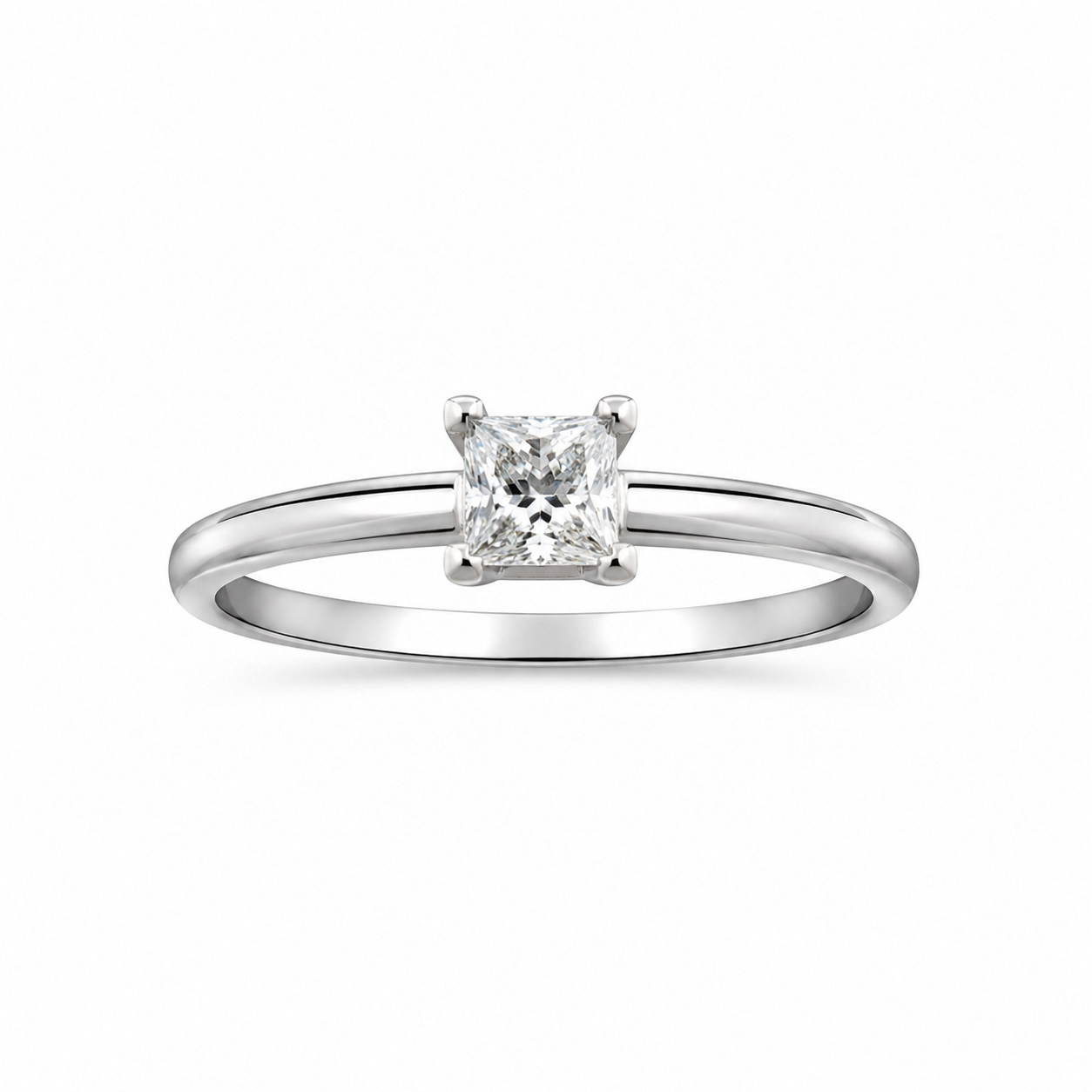 14KT White Gold 0.20 CTW Diamond Ladies Ring [K12H00]