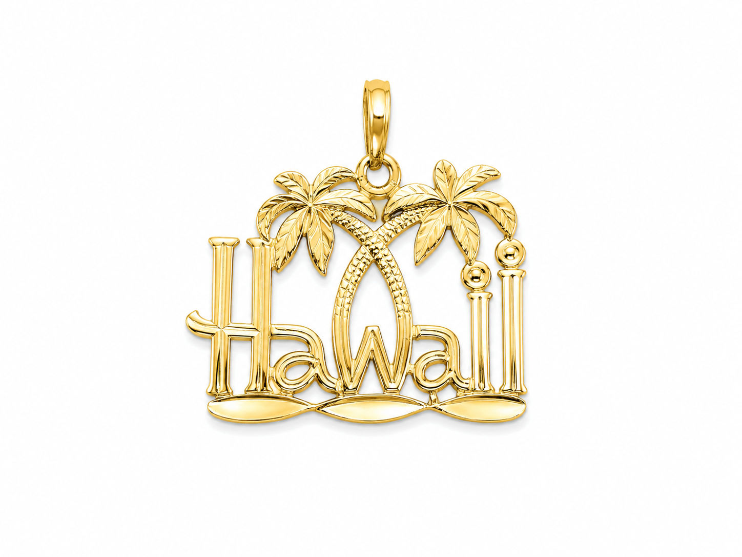 14KT Hawaii Yellow Gold Pendant [A1B1]
