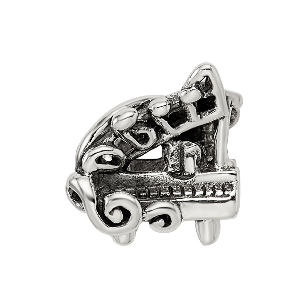 Sterling Silver Reflections Baby Grand Piano Bead