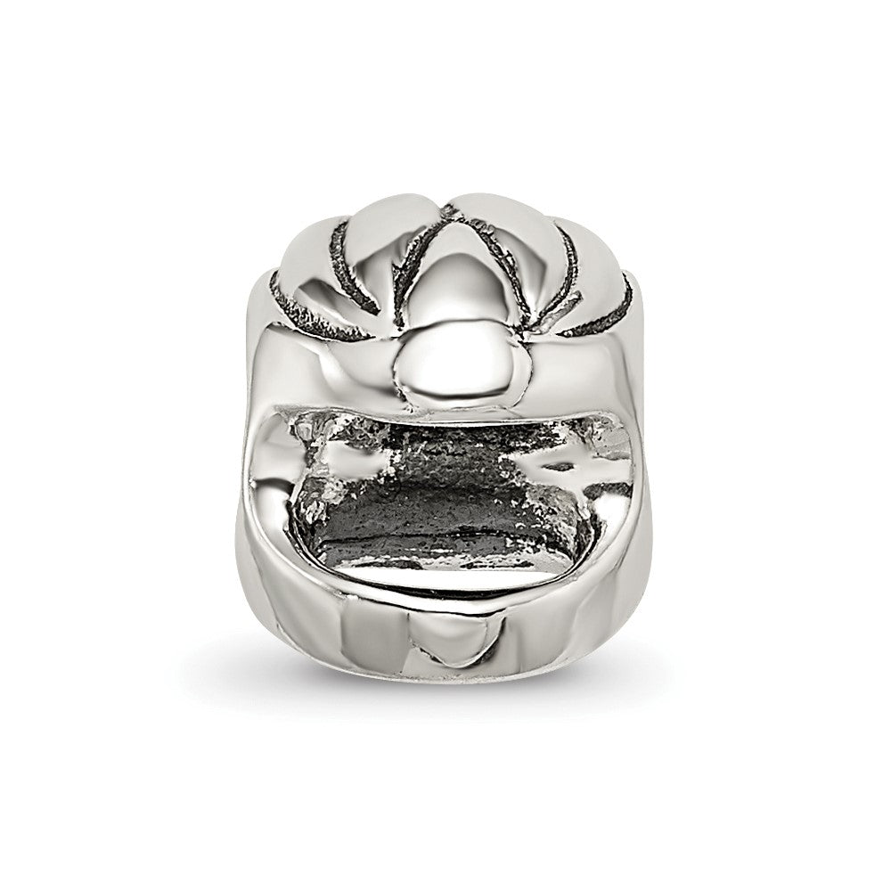 Sterling Silver Reflections Race Car Helmet Bead