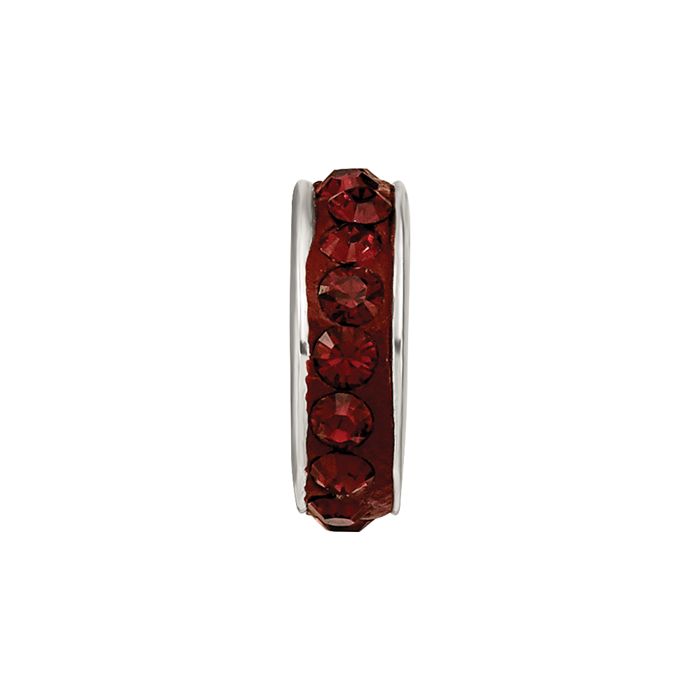 Sterling Silver Reflections Jan Single Row Preciosa Crystal Bead