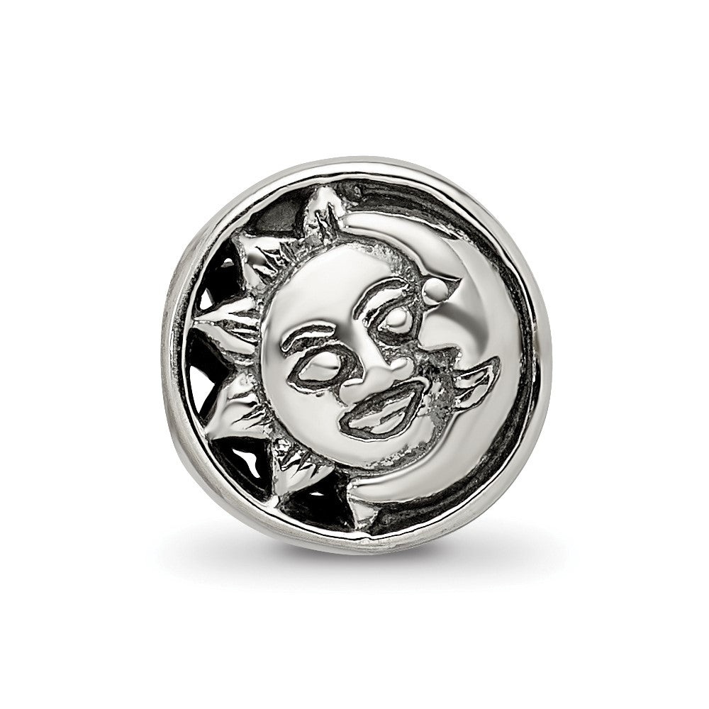 Sterling Silver Reflections Sun/Moon Bead