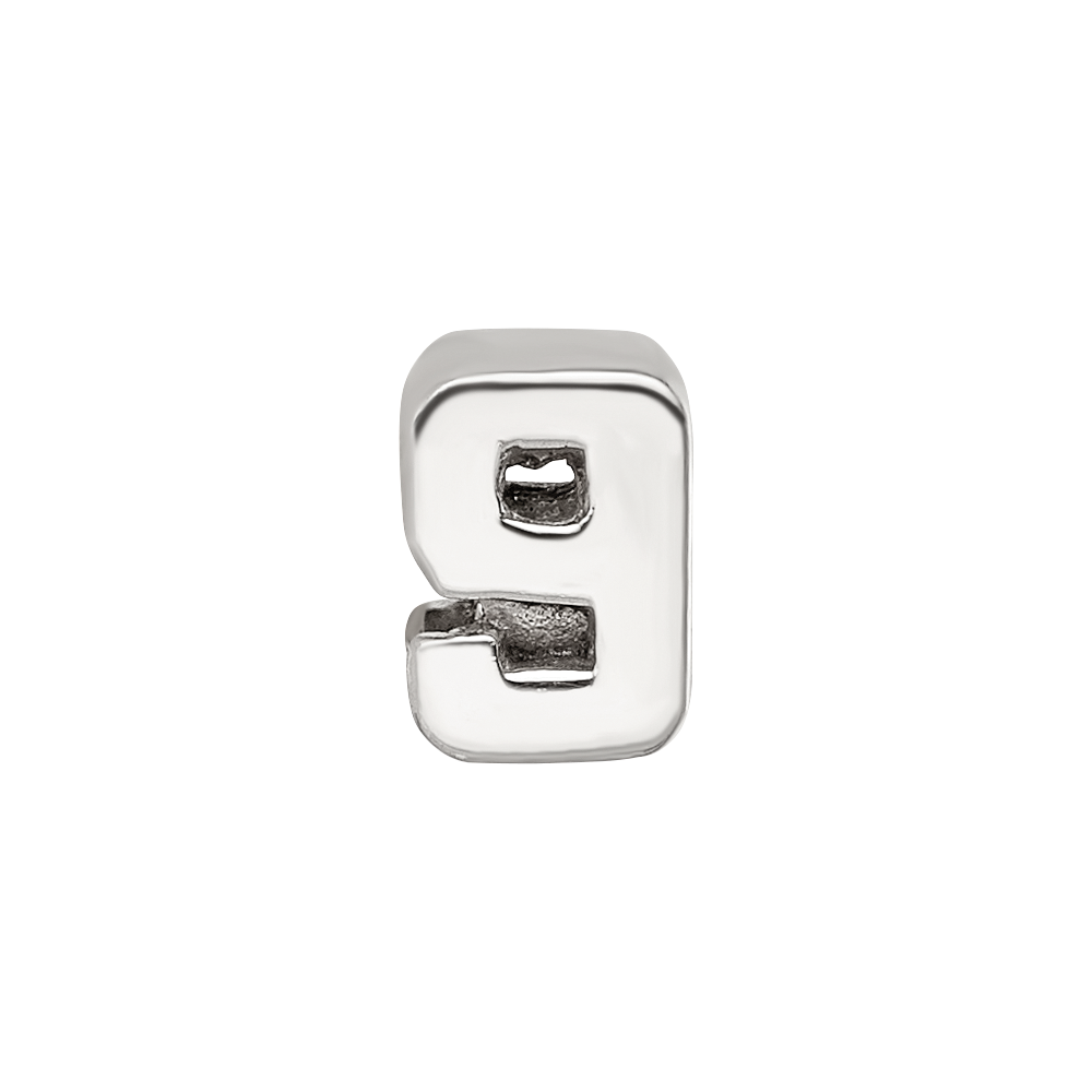 Sterling Silver Reflections Kids Number 9 Bead
