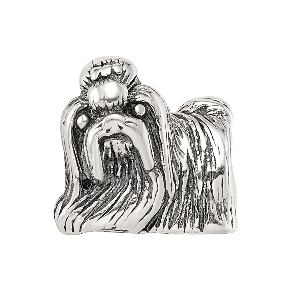 Sterling Silver Reflections Shih Tzu Bead